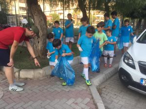 Temizlik seferberliğine katkı sağladık
