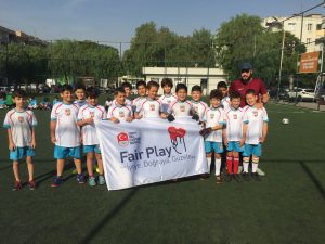 Dünya Fair Play ödülünün sahibi olduk