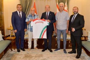 Başkanımız KKTC Cumhurbaşkanı ile görüştü