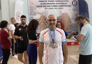 Sporcumuz Servet Ateş’ten 5 madalya