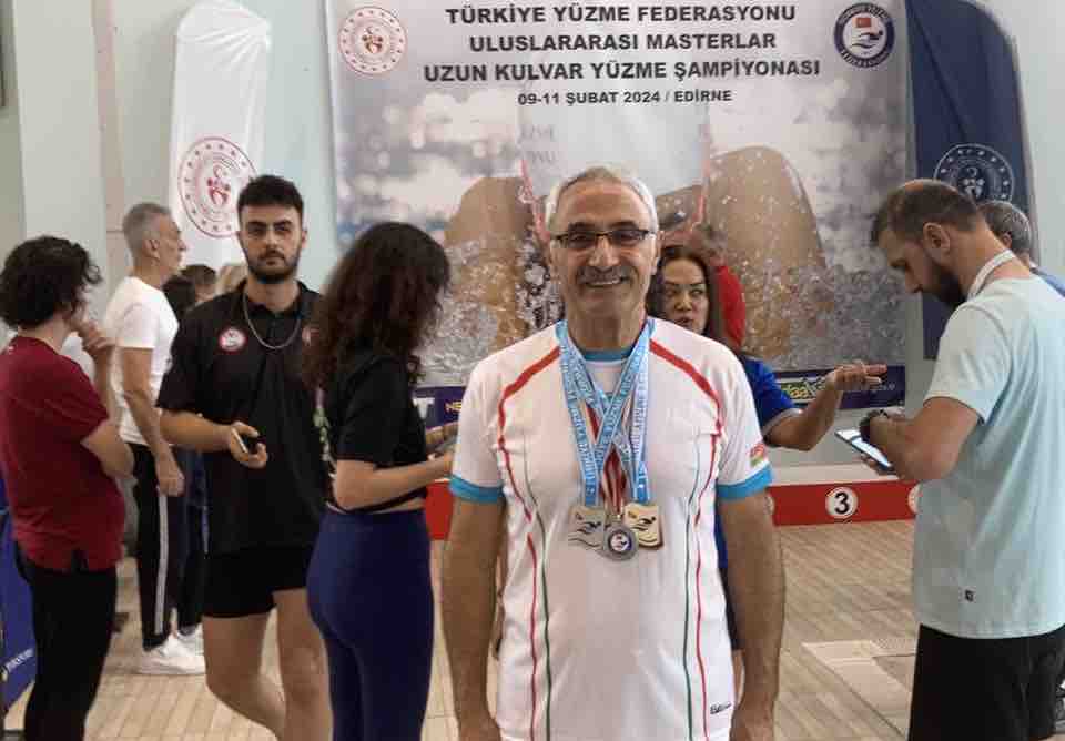Sporcumuz Servet Ateş’ten 5 madalya