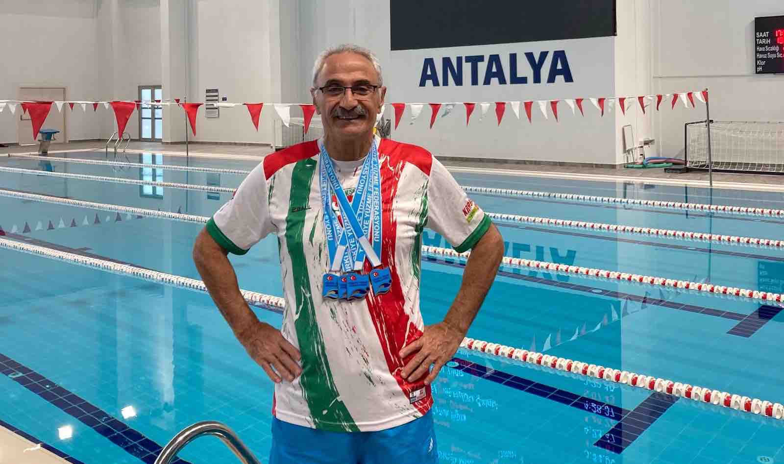 Sporcumuz Servet Ateş'ten biri altın beş madalya